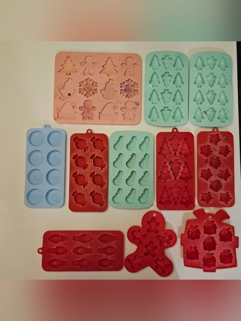 Assorted Holiday Silicone Molds